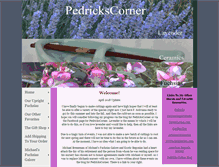 Tablet Screenshot of pedrickscorner.com